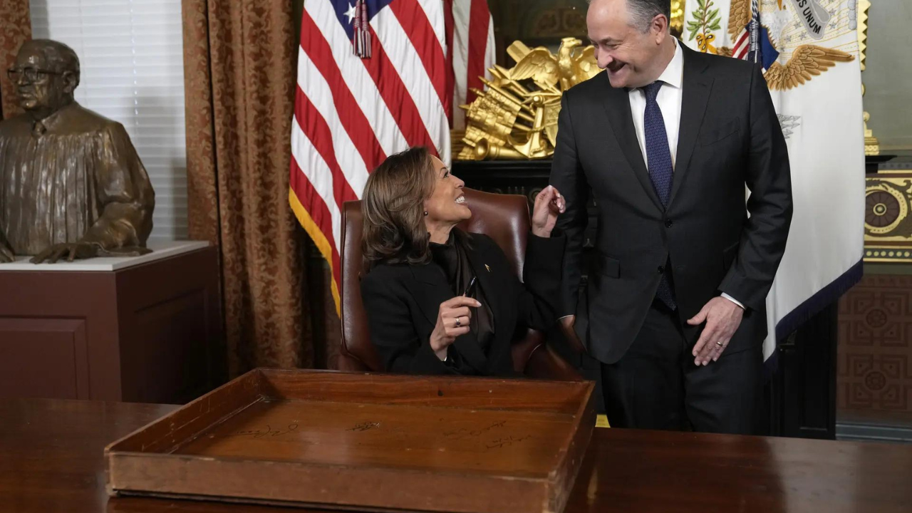 Kamala Harris’ husband refuses to shake hands with man who snubbed ex-VP: ‘Why would you…’