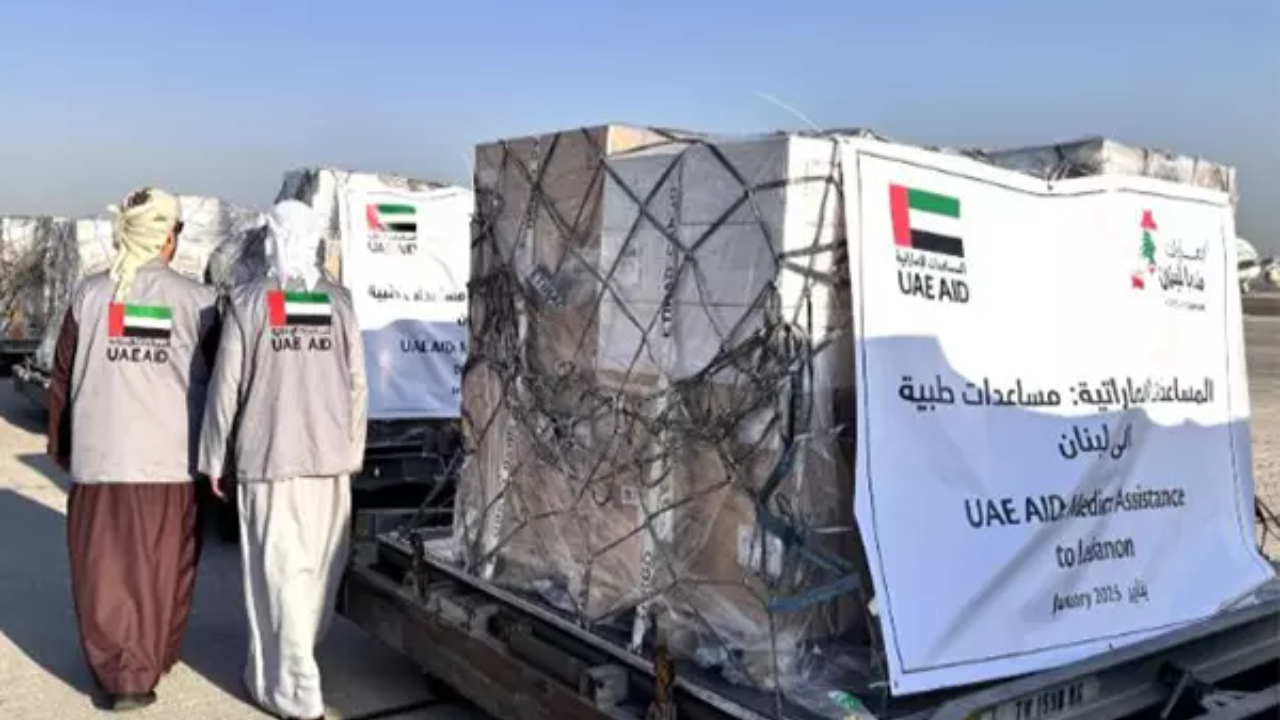 Beirut Airport receives 23rd relief plane carrying 35 tonnes of medical supplies as part of ‘UAE stands with Lebanon’